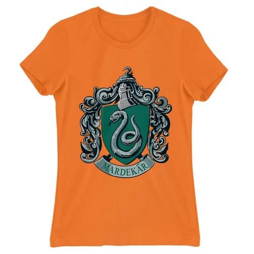 Narancs Harry Potter női rövid ujjú póló - Mardekar Logo