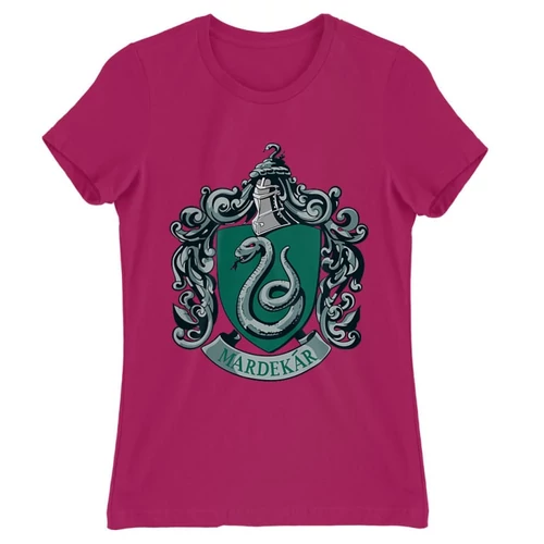 Pink Harry Potter női rövid ujjú póló - Mardekar Logo