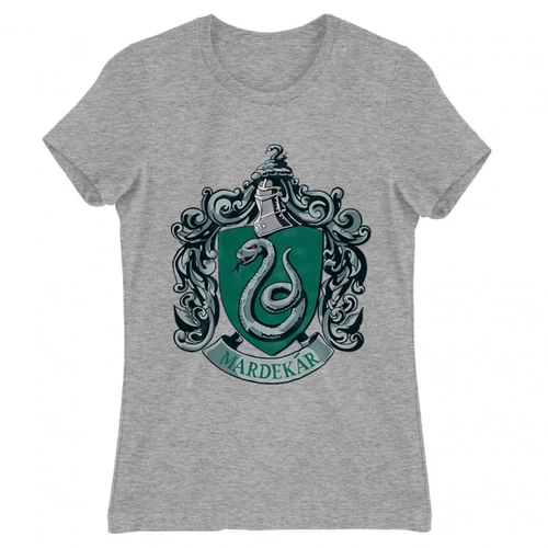 Sportszürke Harry Potter női rövid ujjú póló - Mardekar Logo