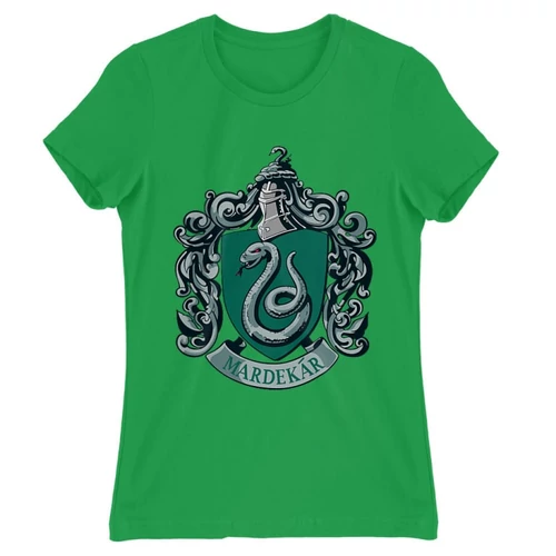 Zöld Harry Potter női rövid ujjú póló - Mardekar Logo