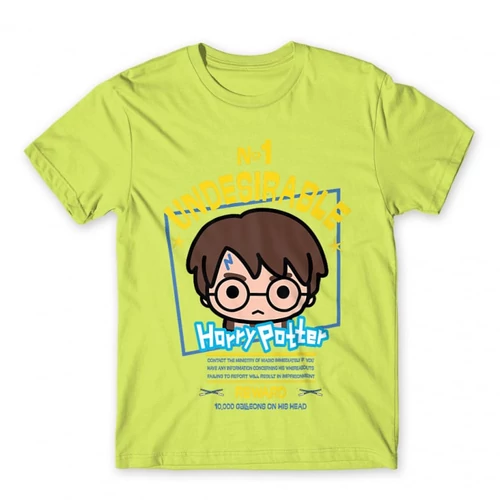 Almazöld Harry Potter férfi rövid ujjú póló - No. 1 Undesirable