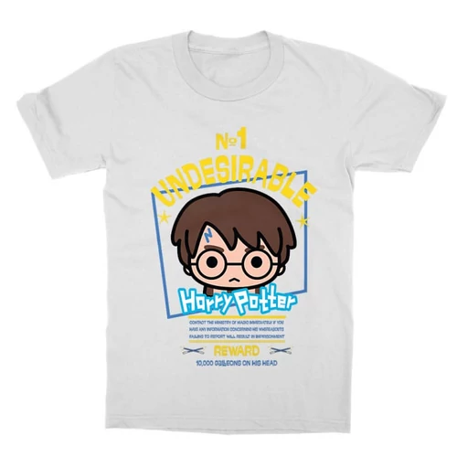 Fehér Harry Potter gyerek rövid ujjú póló - No. 1 Undesirable