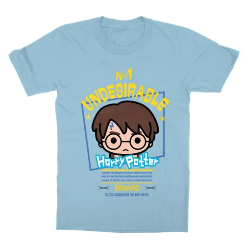 Világoskék Harry Potter gyerek rövid ujjú póló - No. 1 Undesirable