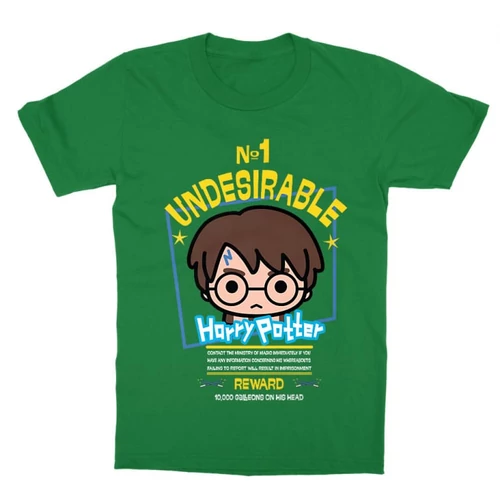 Zöld Harry Potter gyerek rövid ujjú póló - No. 1 Undesirable