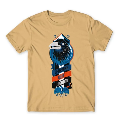 Homok Harry Potter férfi rövid ujjú póló - Ravenclaw values