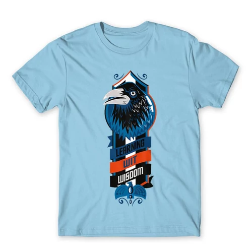 Világoskék Harry Potter férfi rövid ujjú póló - Ravenclaw values