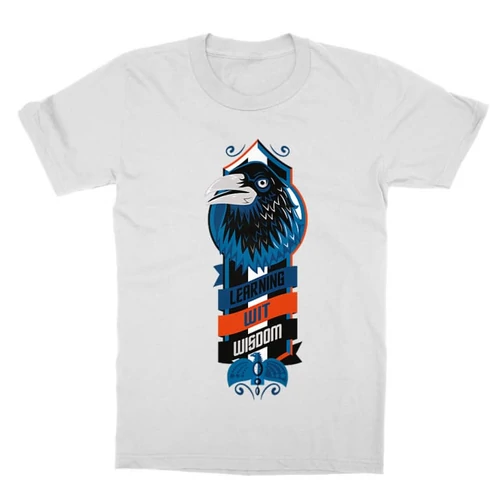 Fehér Harry Potter gyerek rövid ujjú póló - Ravenclaw values