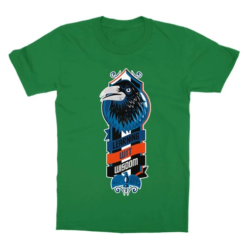 Zöld Harry Potter gyerek rövid ujjú póló - Ravenclaw values