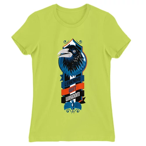 Almazöld Harry Potter női rövid ujjú póló - Ravenclaw values