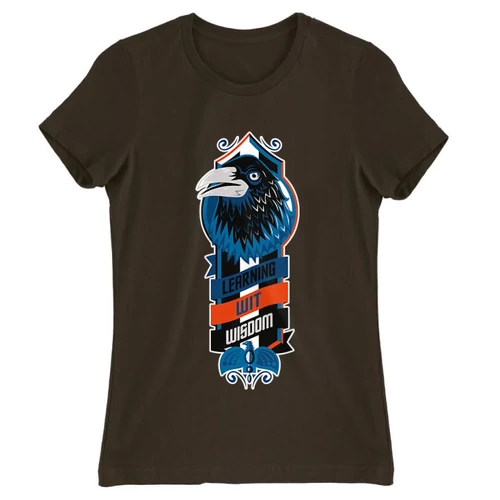Barna Harry Potter női rövid ujjú póló - Ravenclaw values