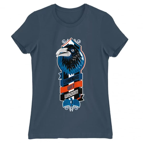 Denim Harry Potter női rövid ujjú póló - Ravenclaw values