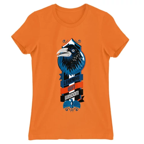 Narancs Harry Potter női rövid ujjú póló - Ravenclaw values