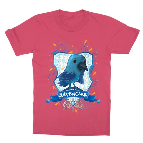 Pink Harry Potter gyerek rövid ujjú póló - Ravenclaw Watercolor