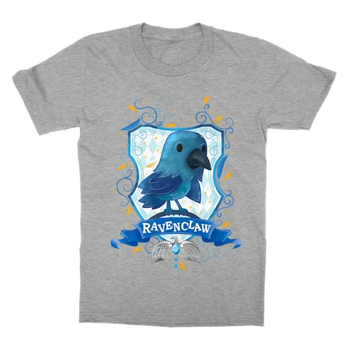 Sportszürke Harry Potter gyerek rövid ujjú póló - Ravenclaw Watercolor
