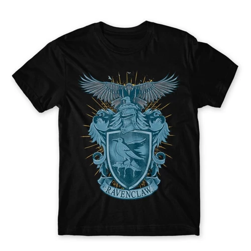 Fekete Harry Potter férfi rövid ujjú póló - Ravenclaw
