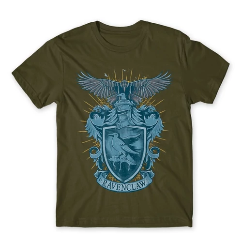 Khaki Harry Potter férfi rövid ujjú póló - Ravenclaw