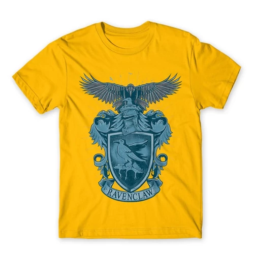 Sárga Harry Potter férfi rövid ujjú póló - Ravenclaw