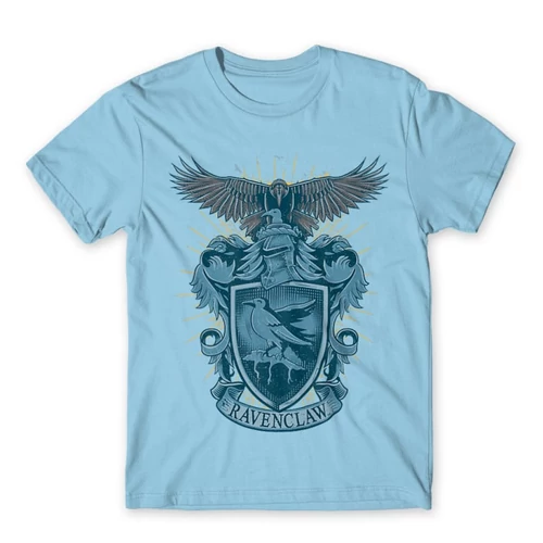 Világoskék Harry Potter férfi rövid ujjú póló - Ravenclaw