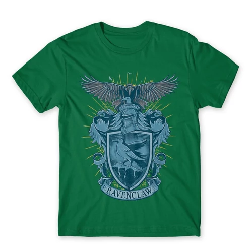 Zöld Harry Potter férfi rövid ujjú póló - Ravenclaw