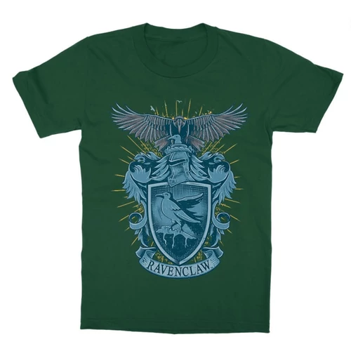 Sötétzöld Harry Potter gyerek rövid ujjú póló - Ravenclaw