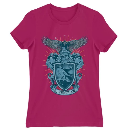 Pink Harry Potter női rövid ujjú póló - Ravenclaw