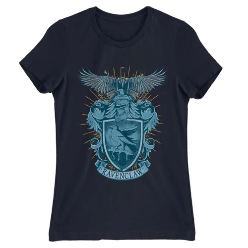 Sötétkék Harry Potter női rövid ujjú póló - Ravenclaw