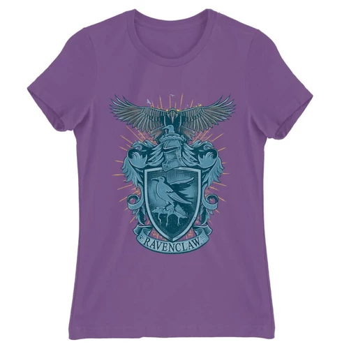 Világoslila Harry Potter női rövid ujjú póló - Ravenclaw