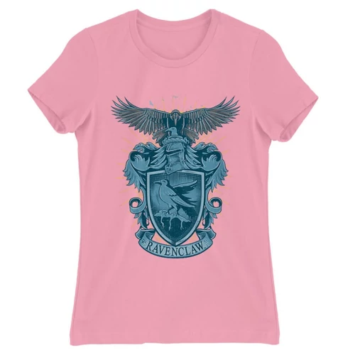 Világos rózsaszín Harry Potter női rövid ujjú póló - Ravenclaw
