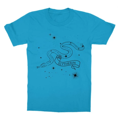 Atollkék Harry Potter gyerek rövid ujjú póló - Slytherin Constellation