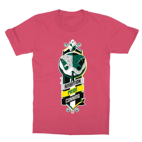 Pink Harry Potter gyerek rövid ujjú póló - Slytherin Values