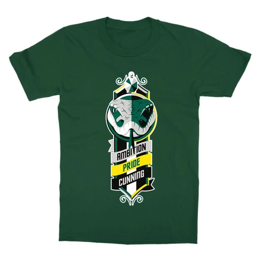 Sötétzöld Harry Potter gyerek rövid ujjú póló - Slytherin Values