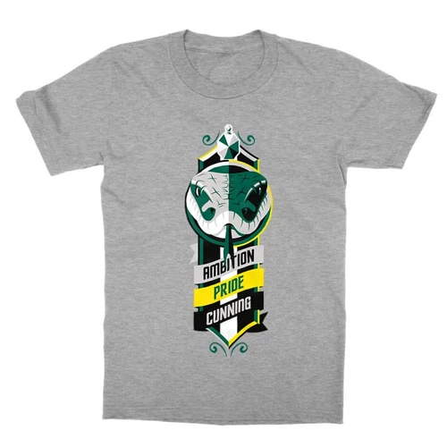 Sportszürke Harry Potter gyerek rövid ujjú póló - Slytherin Values