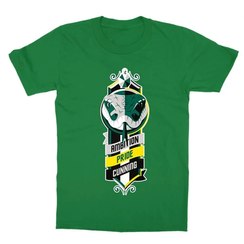 Zöld Harry Potter gyerek rövid ujjú póló - Slytherin Values