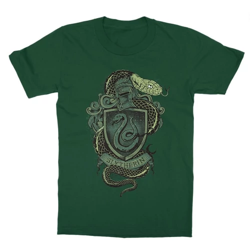 Sötétzöld Harry Potter gyerek rövid ujjú póló - Slytherin