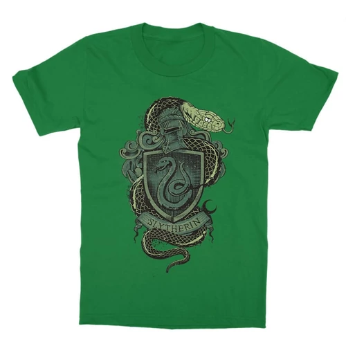 Zöld Harry Potter gyerek rövid ujjú póló - Slytherin
