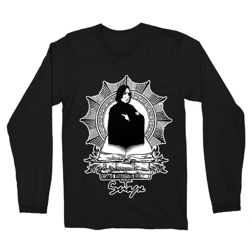 Fekete Harry Potter férfi hosszú ujjú póló - Snape