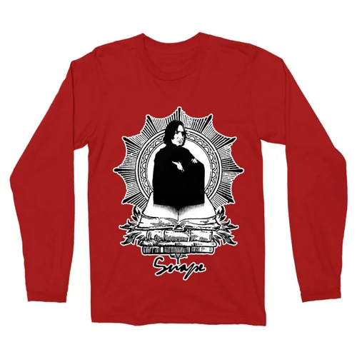 Piros Harry Potter férfi hosszú ujjú póló - Snape