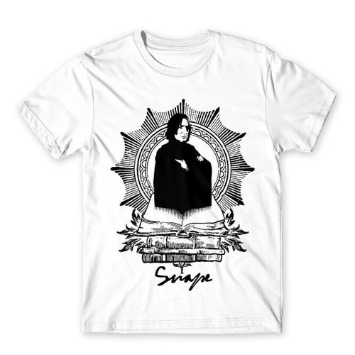 Fehér Harry Potter férfi rövid ujjú póló - Snape