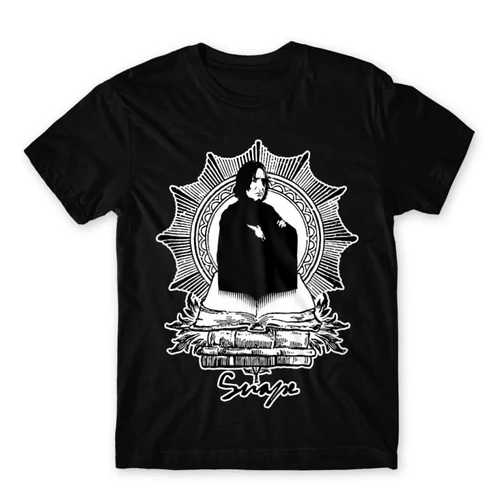 Fekete Harry Potter férfi rövid ujjú póló - Snape