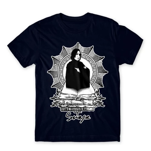 Sötétkék Harry Potter férfi rövid ujjú póló - Snape
