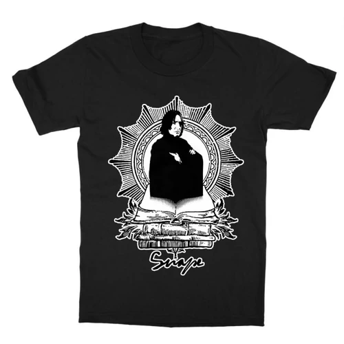 Fekete Harry Potter gyerek rövid ujjú póló - Snape