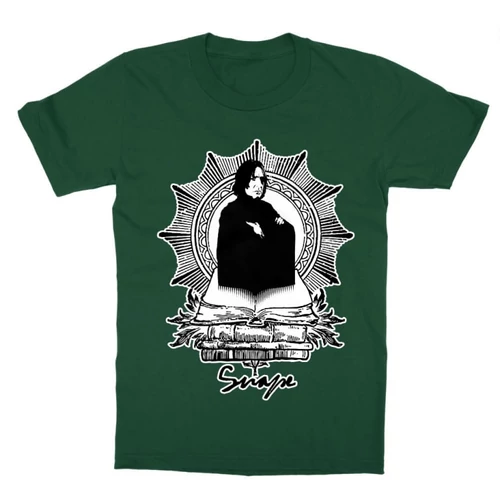 Sötétzöld Harry Potter gyerek rövid ujjú póló - Snape