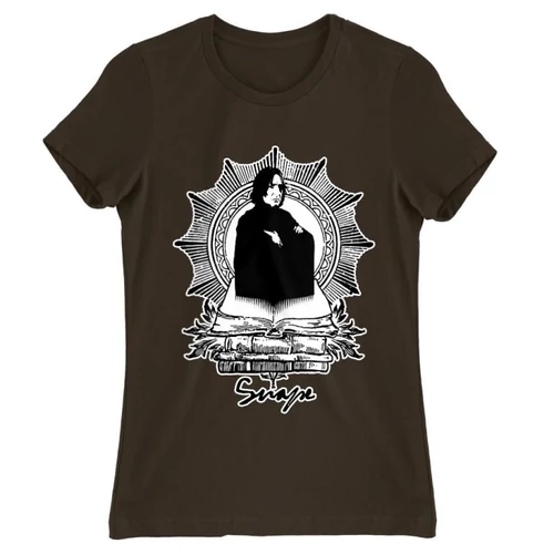 Barna Harry Potter női rövid ujjú póló - Snape