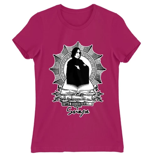 Pink Harry Potter női rövid ujjú póló - Snape