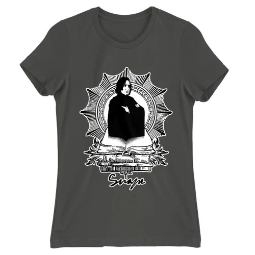 Sötétszürke Harry Potter női rövid ujjú póló - Snape