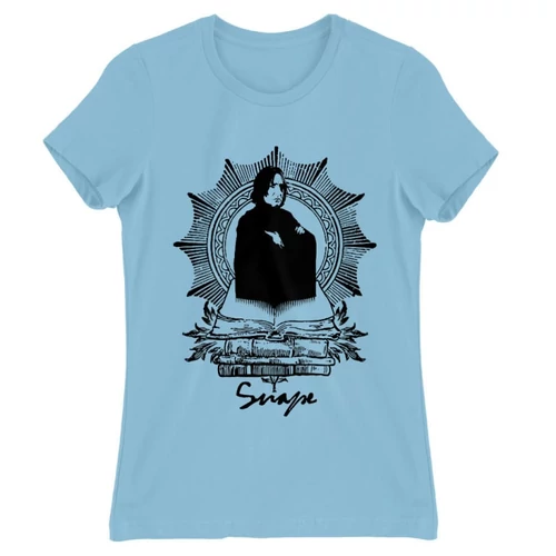 Világoskék Harry Potter női rövid ujjú póló - Snape