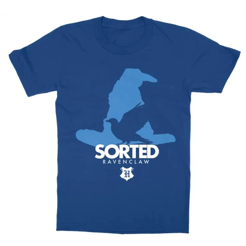 Királykék Harry Potter gyerek rövid ujjú póló - Sorted Ravenclaw