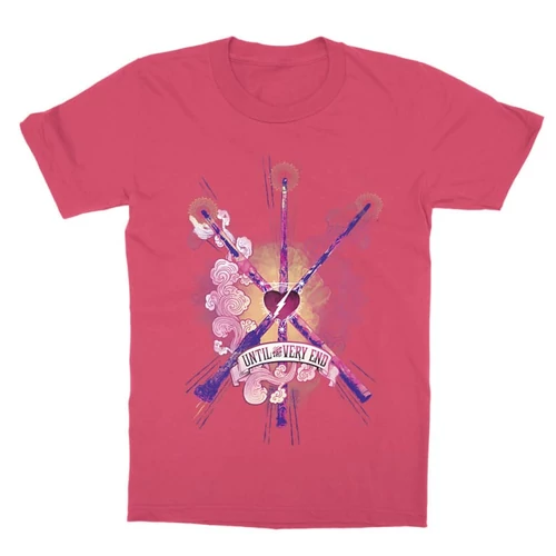Pink Harry Potter gyerek rövid ujjú póló - Until the very end