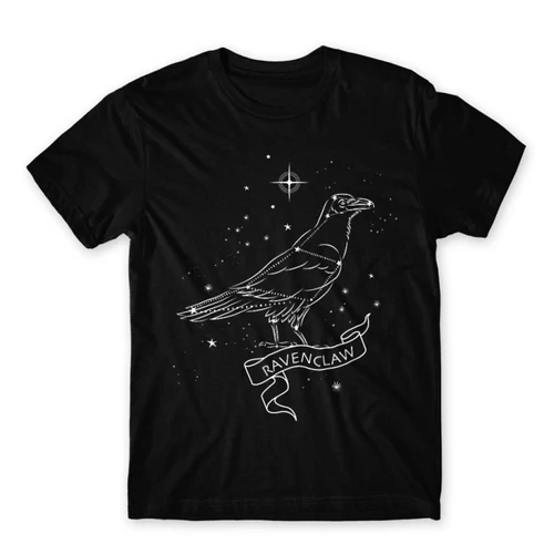 Fekete Harry Potter férfi hosszú ujjú póló - Ravenclaw Constellation