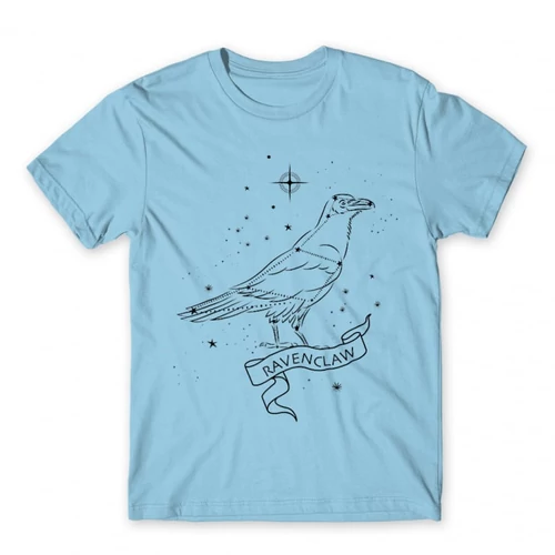 Világoskék Harry Potter férfi hosszú ujjú póló - Ravenclaw Constellation